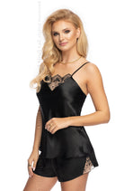 Irall Mallory Short Set Black - Divine Silk