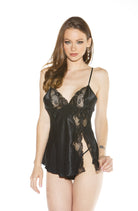 Shirley of Hollywood 20016 Black Babydoll - Divine Silk