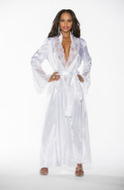 Shirley of Hollywood 20559 Long Robe White - Divine Silk